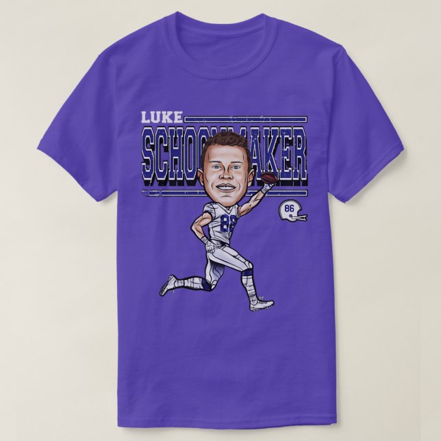 Luke Schoonmaker Dallas toon TShirt T Shirt (Design framsida)