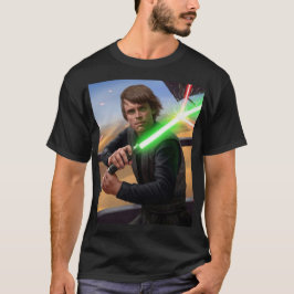 Luke Skywalker – Return of the Jedi Green Saber T Shirt