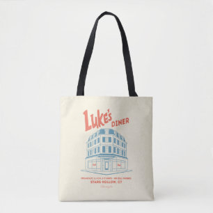Luke's Diner Stars Hollow Design Tygkasse