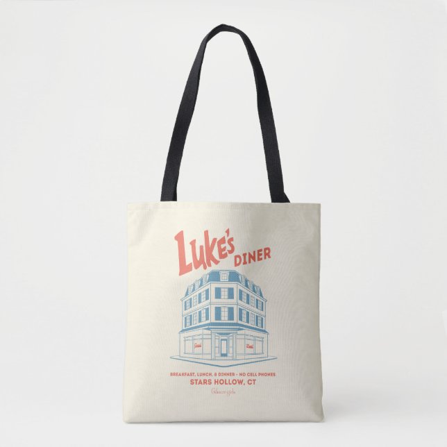 Luke's Diner Stars Hollow Design Tygkasse (Framsida)