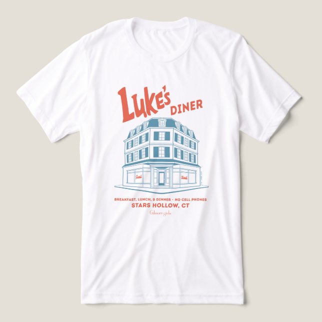 Luke's Middag Stars Hollow Design T Shirt (Design Framsida)