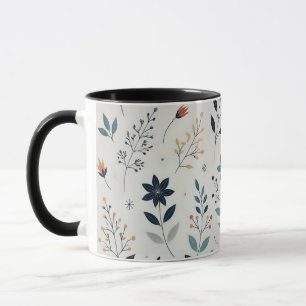 Lukka i blom: Den lövade blomsterkaffekoppen Mugg