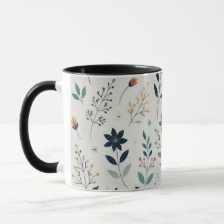 Lukka i blom: Den lövade blomsterkaffekoppen Mugg