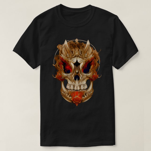 LUKS Skull T-shirt Japan Stil (Design framsida)