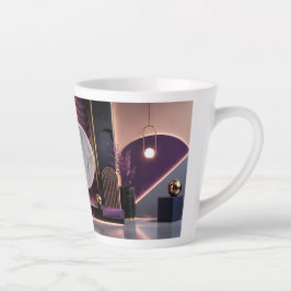 Luksuriös Abstrakt Geometrisk Rik Lila och Guld