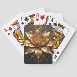 Luksuriös guldflicka casinokort