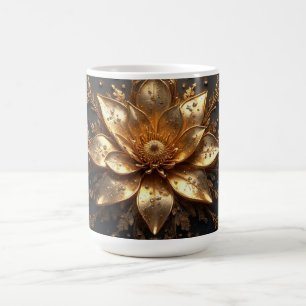 Luksuriös guldflicka kaffemugg