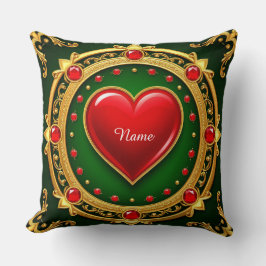 Luksuriös Guldhjärteram Kudde