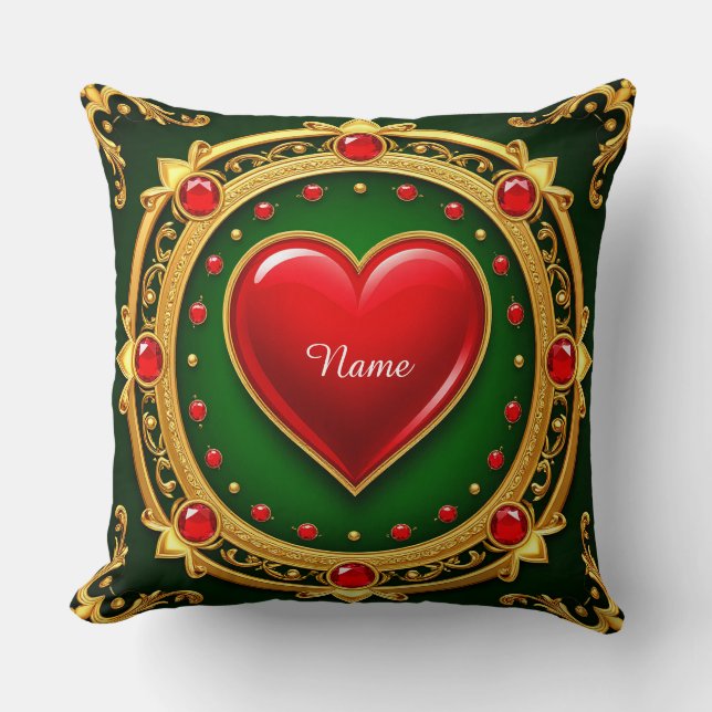Luksuriös Guldhjärteram Kudde (Framsida)
