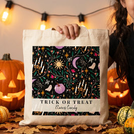 Luksuriös Halloween-godis Trick or Treat Beställni Tygkasse