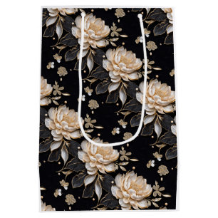 Luksuriöst pionblommönster elegant blomster