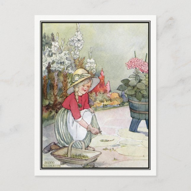 Lukta stigar av Anne Anderson Vykort (Framsida)