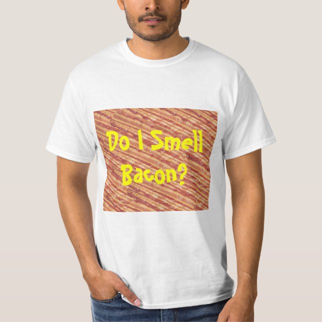 Luktar jag bacon? T-tröja Tröja (Framsida)