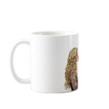 Luktar rosor blond flicka