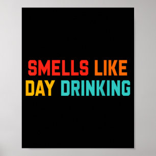 Luktar som dag-drickande design poster