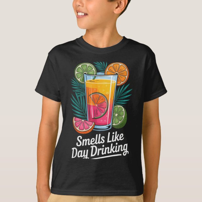 Luktar som dagdrinkande _4  t shirt (Framsida)
