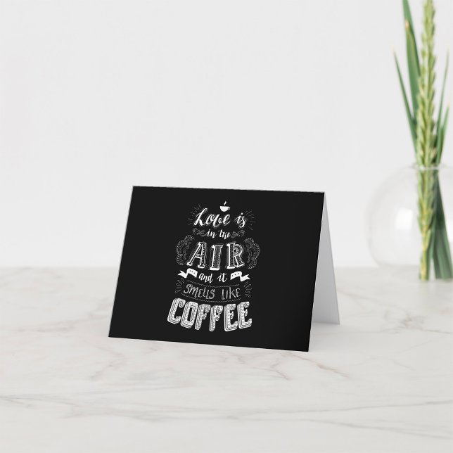 Luktar Som Kaffe Tack Kort (Skapare uppladdad)