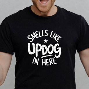 Luktar som Updog Roligt Memo T Shirt