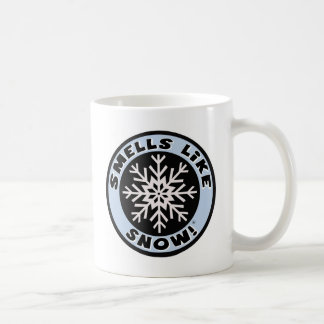 Lukter gillar snö! kaffemugg