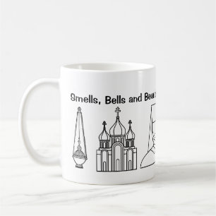 Lukter, Klockor och skägg Kaffemugg