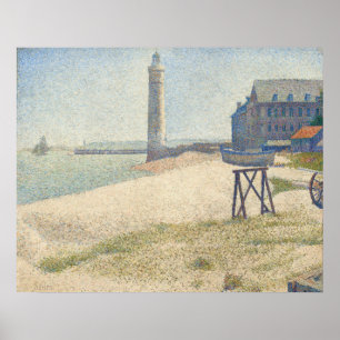 Luktfyr i Honfleur - Georges Seurat Fine Art Poster