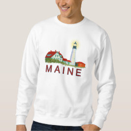 Luktfyr, Maine, Portland Head Light, Kustjö Lång Ärmad Tröja