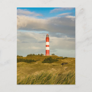 Luktfyr på Nordsjöön Amrum Vykort