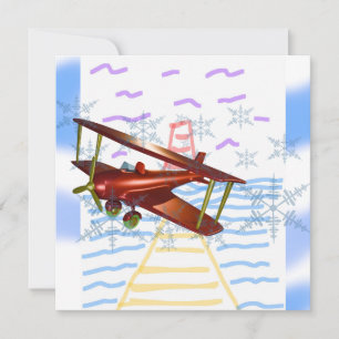 Luktfyr Pier Biplane Blue Vågar Inbjudningar