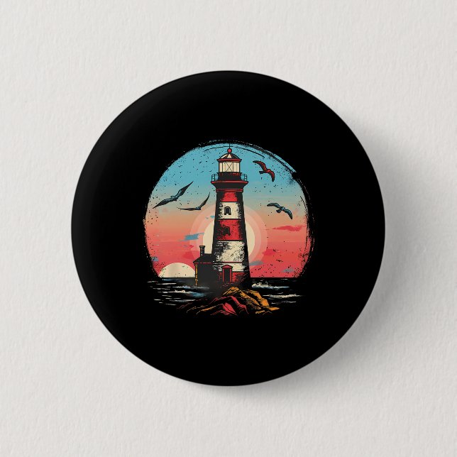 Luktfyr Seaside House Sailing Sea Boot Light Knapp (Framsida)