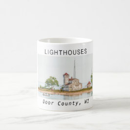 Luktfyrar i Door County Coffee Mugg