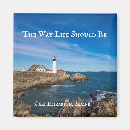 Luktfyren i Cape Elizabeth, Maine Magnet