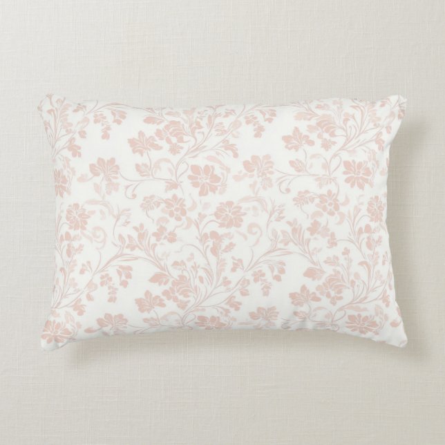 Luktmutad aprikos trendig färg runt kudde (Framsidan)