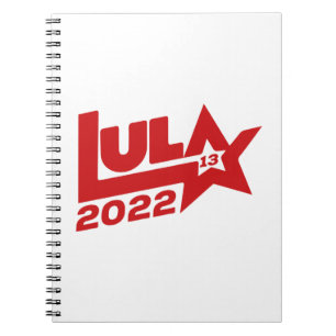 Lula 2022 13 PT Presidente Brasil Anteckningsbok