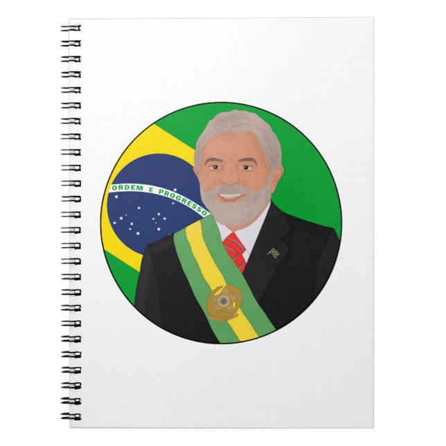 Lula Brasilien Anteckningsbok (Framsidan)