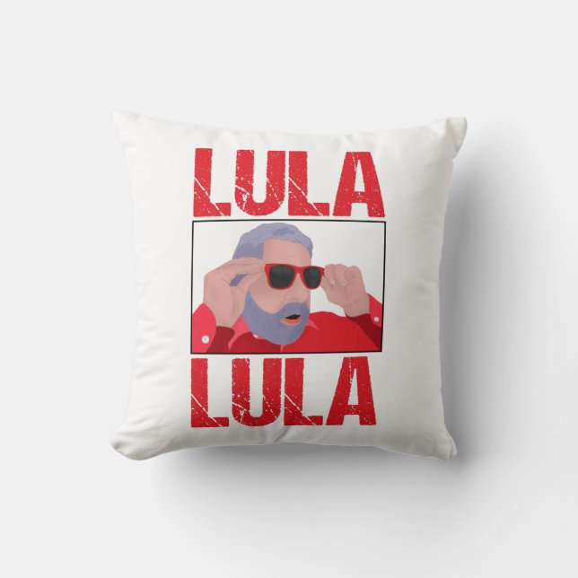 Lula Meme med solglasögon Kudde (Framsida)
