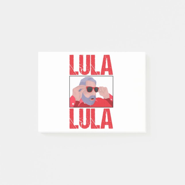 Lula Meme med solglasögon Post-it Block (Framsida)