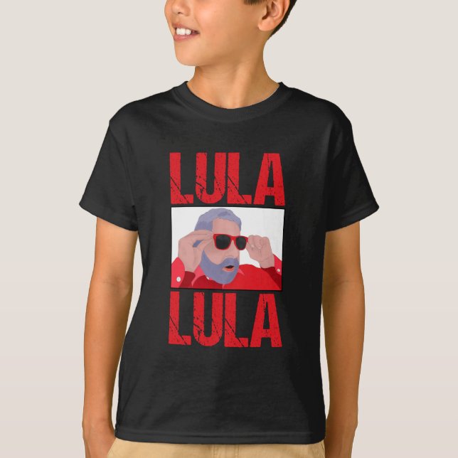 Lula Meme med solglasögon T Shirt (Framsida)