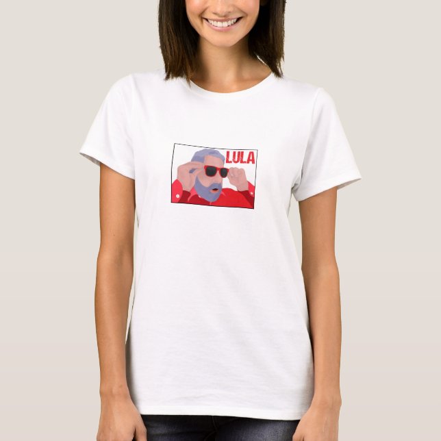 Lula Meme med solglasögon T Shirt (Framsida)