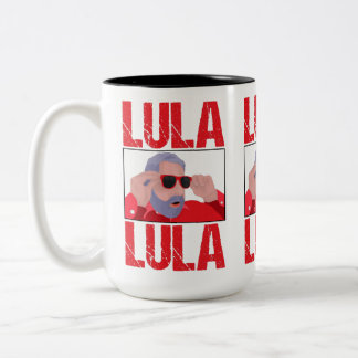 Lula Meme med solglasögon Två-Tonad Mugg