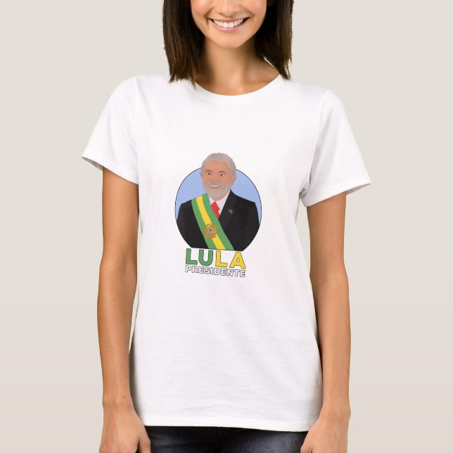 Lula Presidente T Shirt (Framsida)