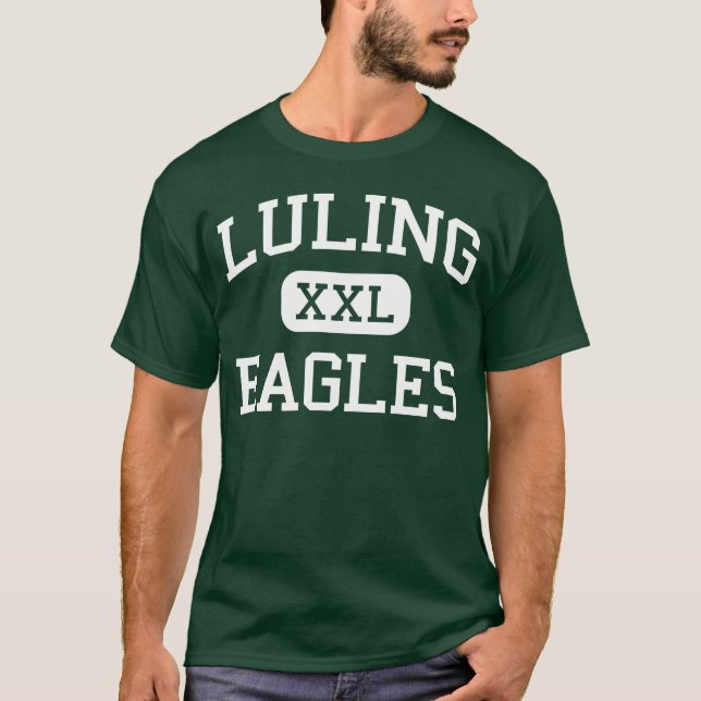 Luling - örnar - högstadium - Luling Texas T-shirt (Framsida)