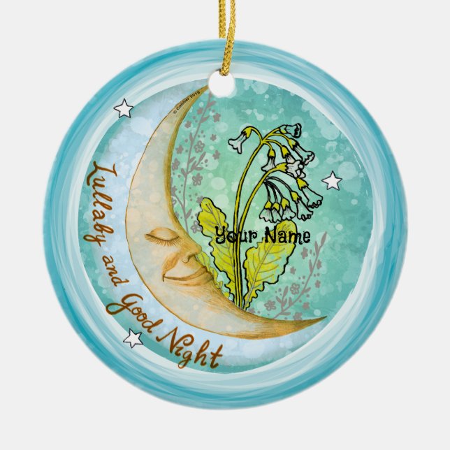 Lullaby Måne baby ornament (Framsidan)