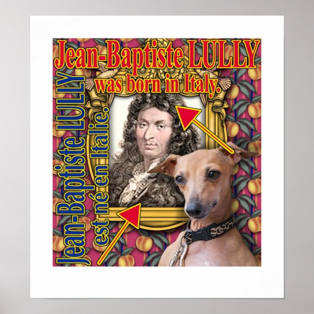LULLY föddes i Italien. Poster (Framsidan)