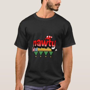 Lulu Darling Naughty eller Nice-jullappen T Shirt