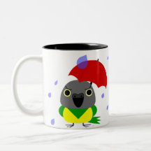 Lulu den Senegal papegojan som klibbas i regna