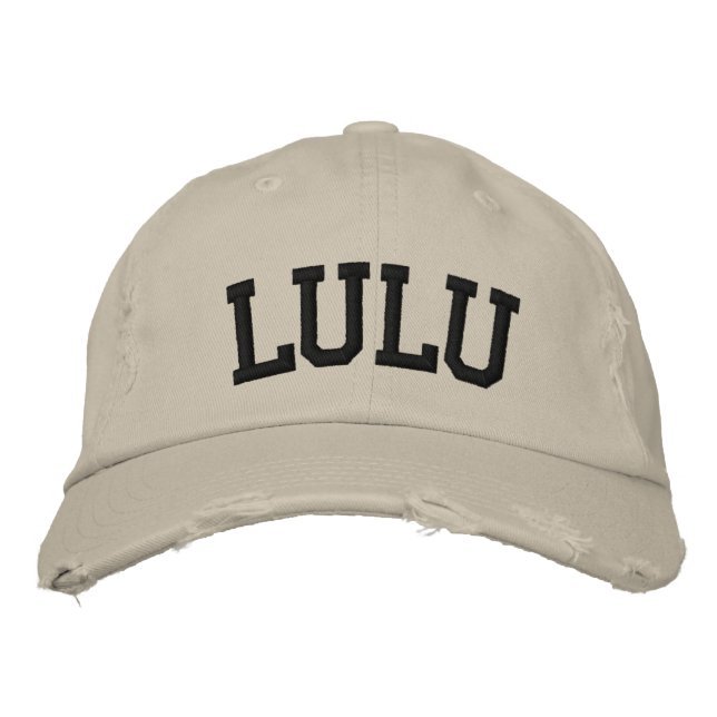 Lulu Embroized Hat Broderad Keps (Framsida)