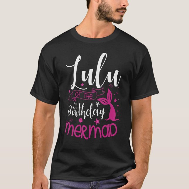 Lulu från Sjöjungfrun Party, helgdag T Shirt (Framsida)