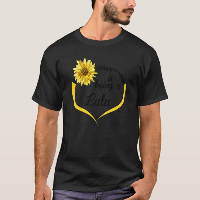 Lulu lycka är en Lulu T Shirt (Framsida)