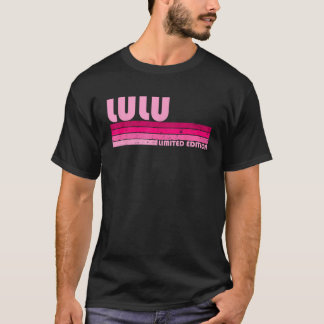 LULU Namn Personlig Retro Vintage 80:s 90-årsjubil T Shirt