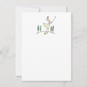 Lulu Notes/Golf Outing / 4,5 x 6,25-platta kort